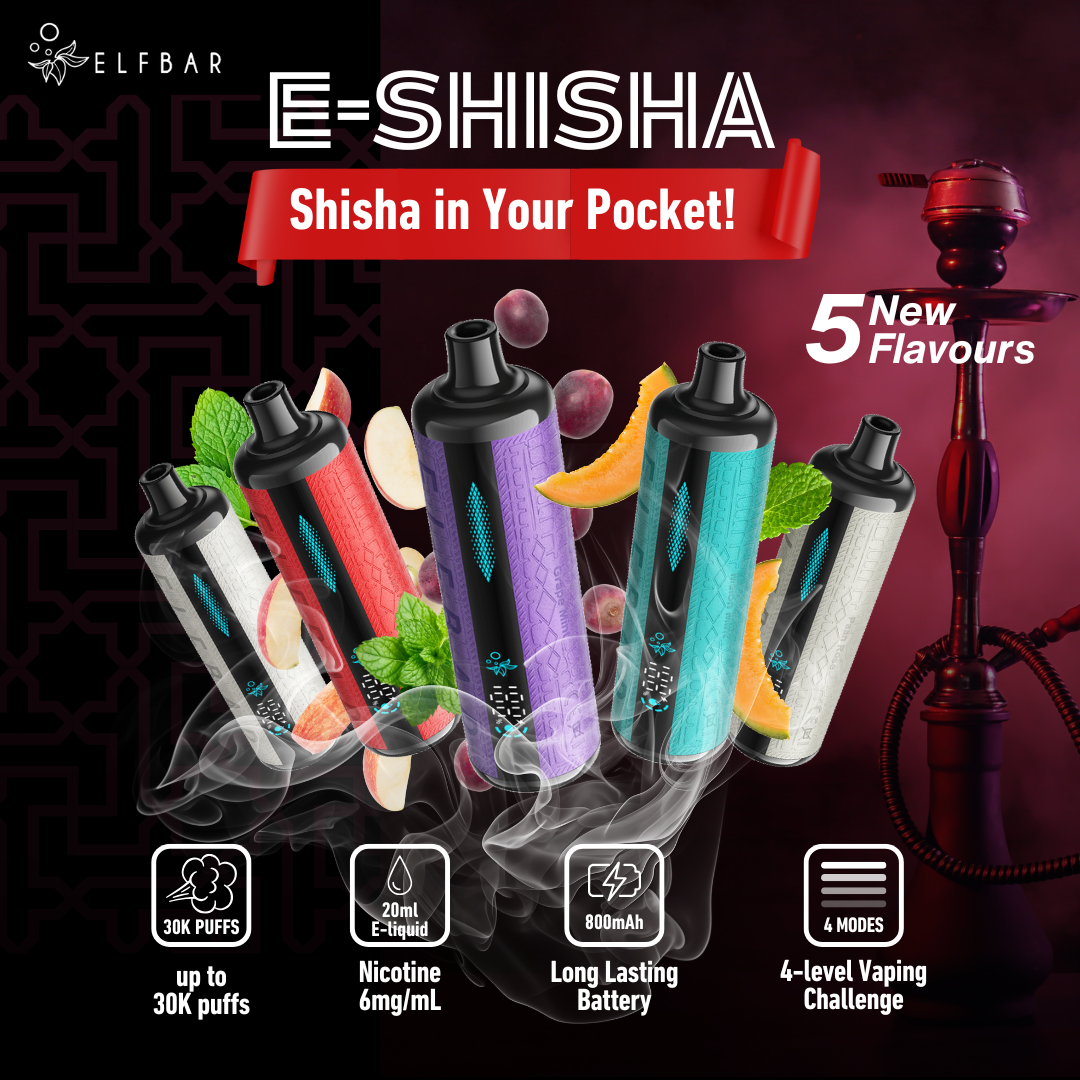 E-Shisha-IG-Feed.png ELFBAR ESHISHA 30000 - Image 1