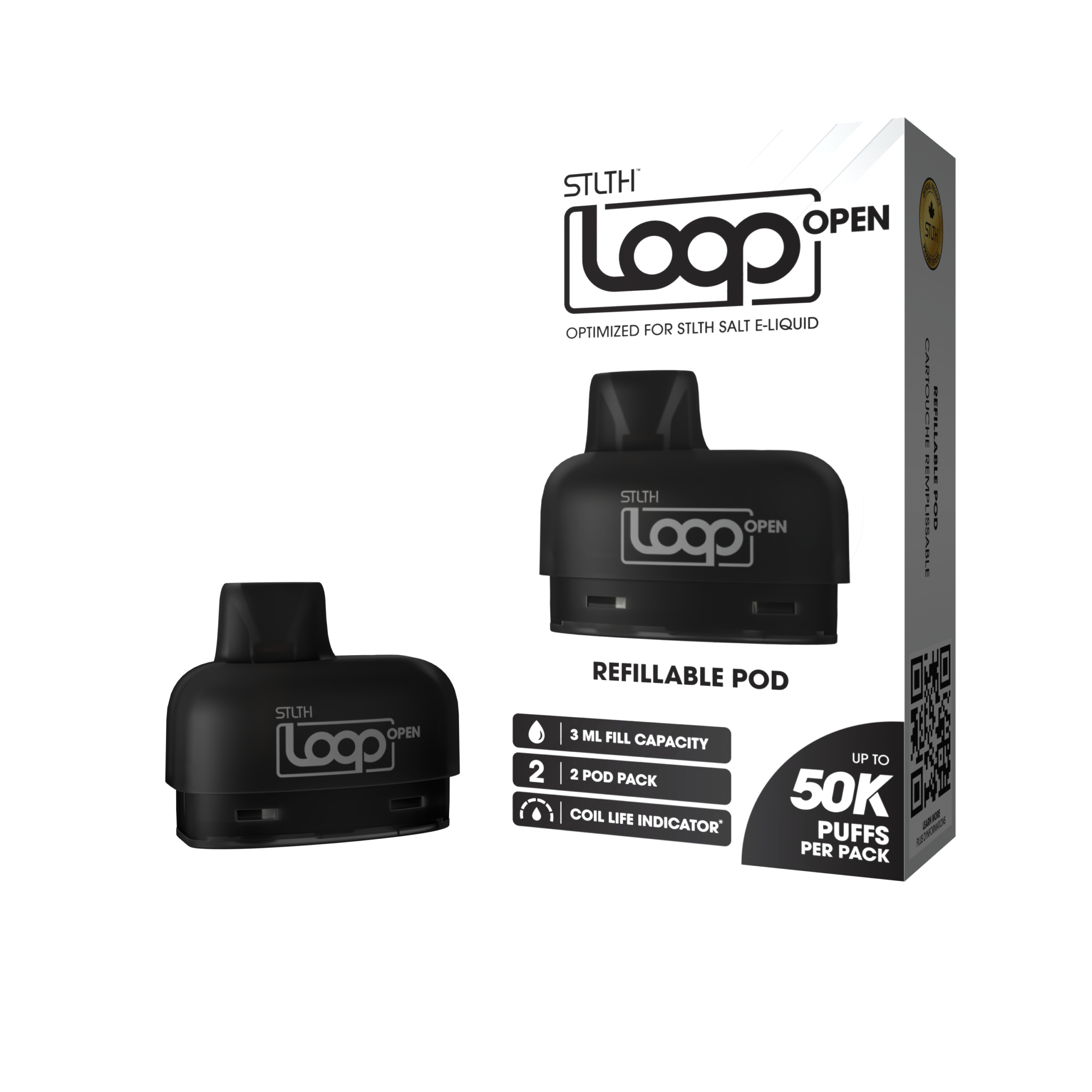 LOOP-OPEN-POD-KIT-PACKAGE.png STLTH LOOP OPEN POD 50K - Image 1
