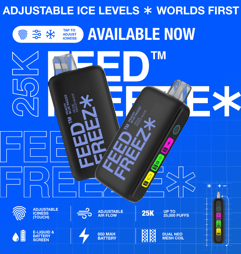 Mobile-Banner-1.png FEED Freezie 25k Puffs Disposable Vape - Image 1